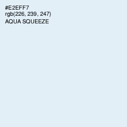 #E2EFF7 - Aqua Squeeze Color Image
